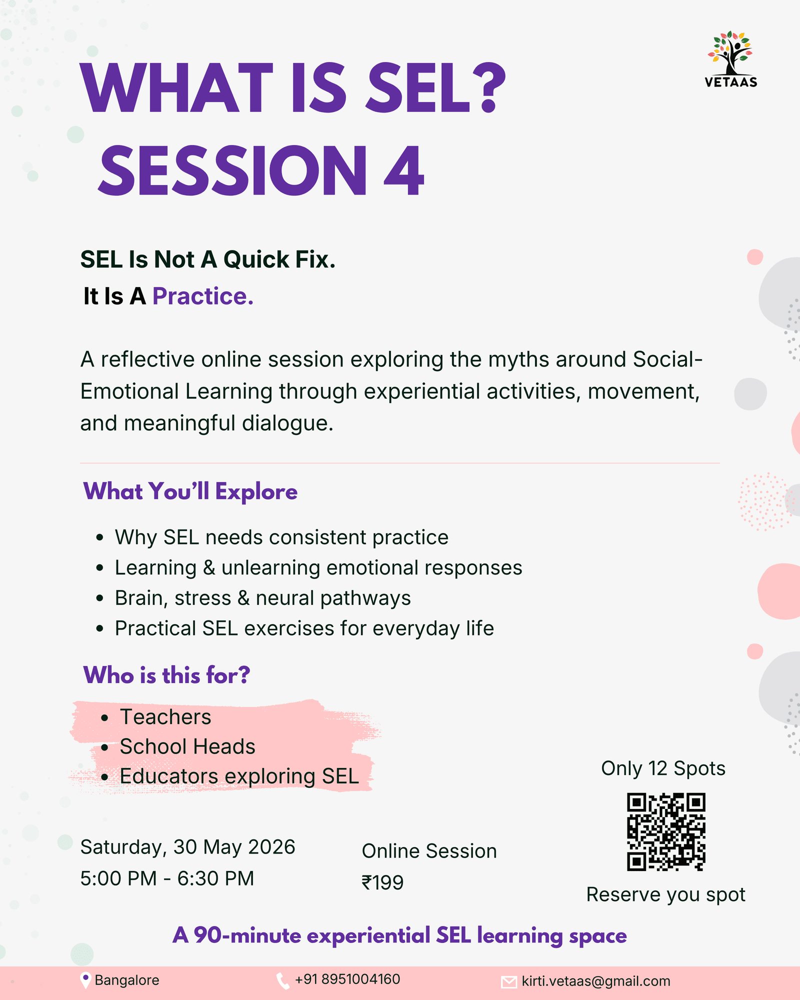 SEL 101 : Session 4