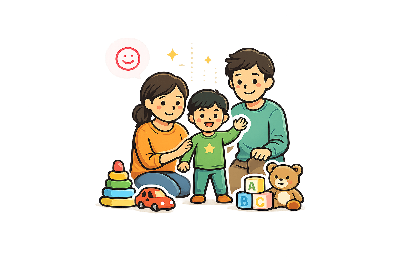 Age appropriate (3‑6 years)